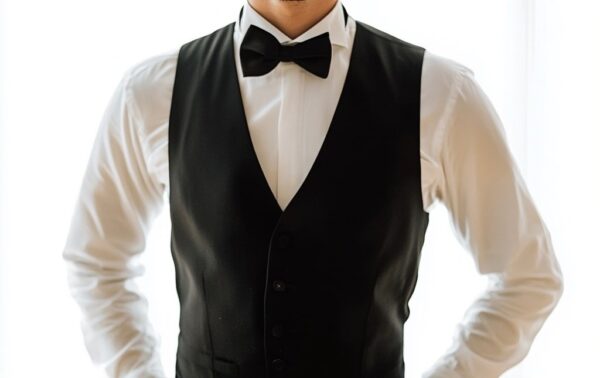 Vest, Buttoned Shirt & Trouser